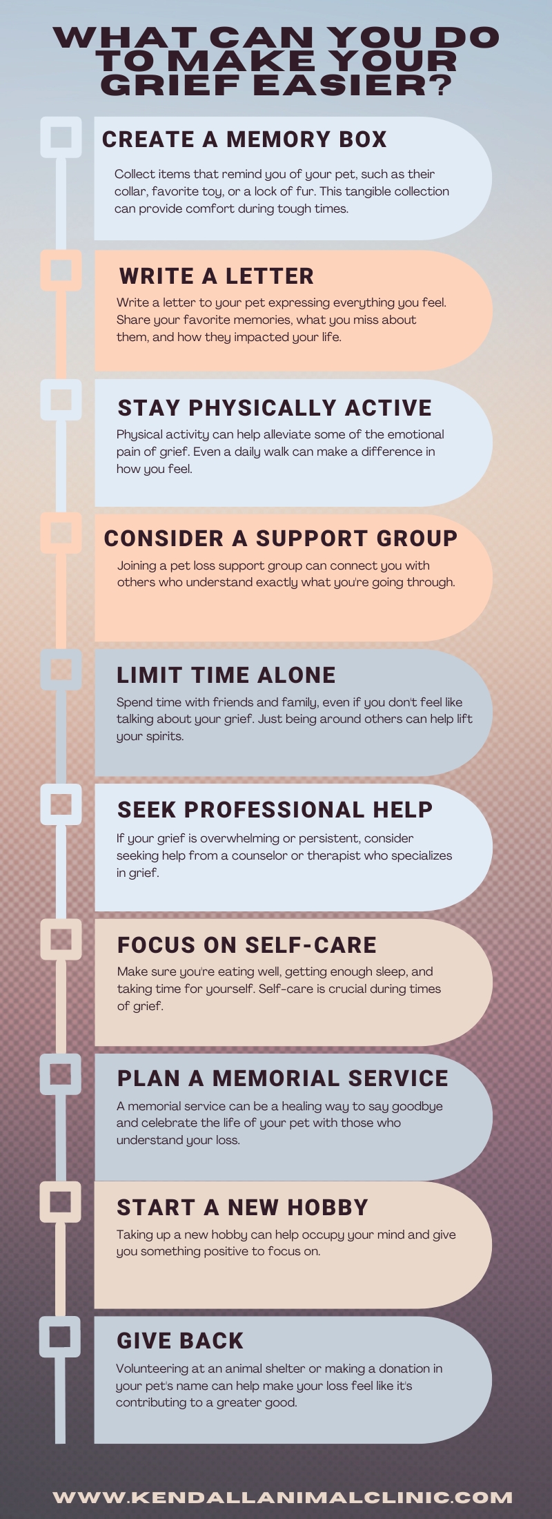Make Your Grief Easier infographic